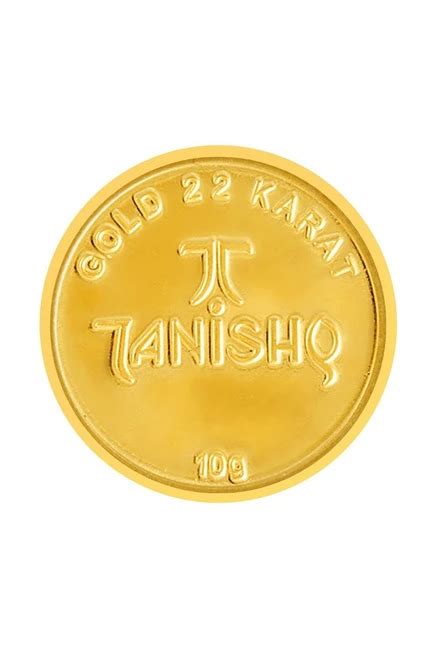 10 gm gold coin tanishq.